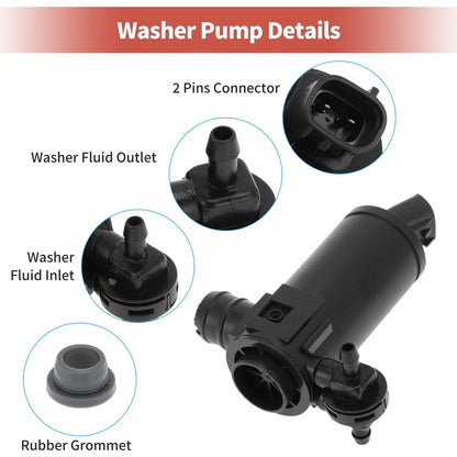 Windshield Washer Pump for Honda CR-V EX EX-L LX Touring (2017-2023)