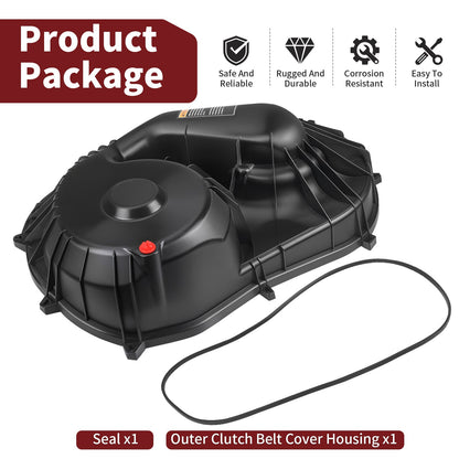Outer Clutch Belt Cover Housing with Seal for Polaris Ranger 1000 Crew (2021–2025)
