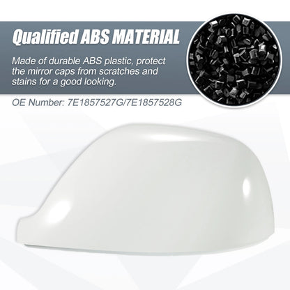 Pair Rearview Mirror Cover Replacement for Volkswagen Transporter T5 T6 (2003–2019)