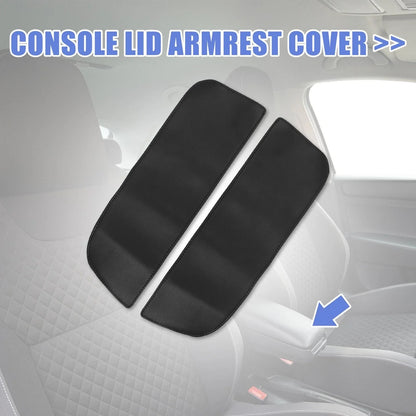 1 x Pair Center Console Armrest Cover Protector for BMW X5 X6 (2007 - 2013)