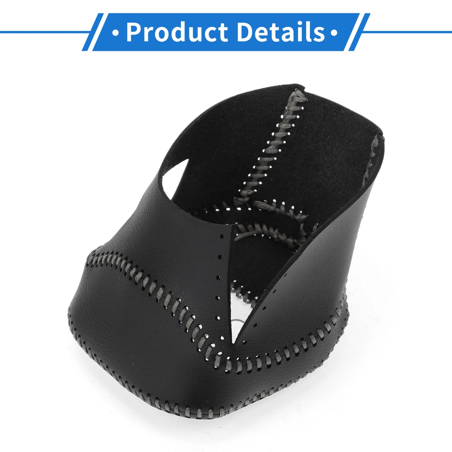 Gear Shift Knob Cover for Nissan Rogue (2021–2024) Black Carbon Fiber