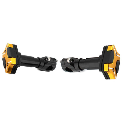 2X Engine Guard Crash Bar Frame Protector 22mm-30mm Gold