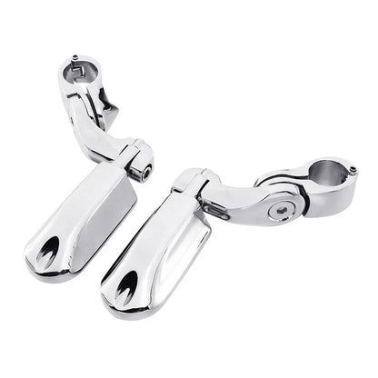 32mm 1.25in Chrome Foot Pegs for Harley