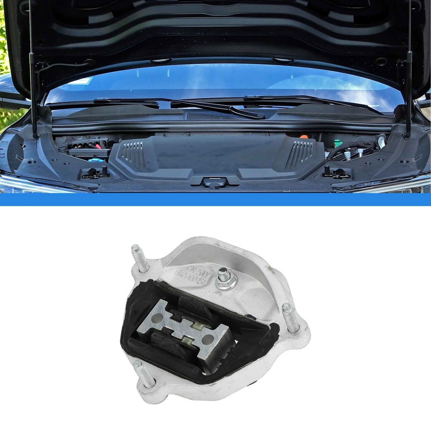 Engine Motor Mount for Audi A4 A5 A6 S4 S5 Q5 (2009–2020)