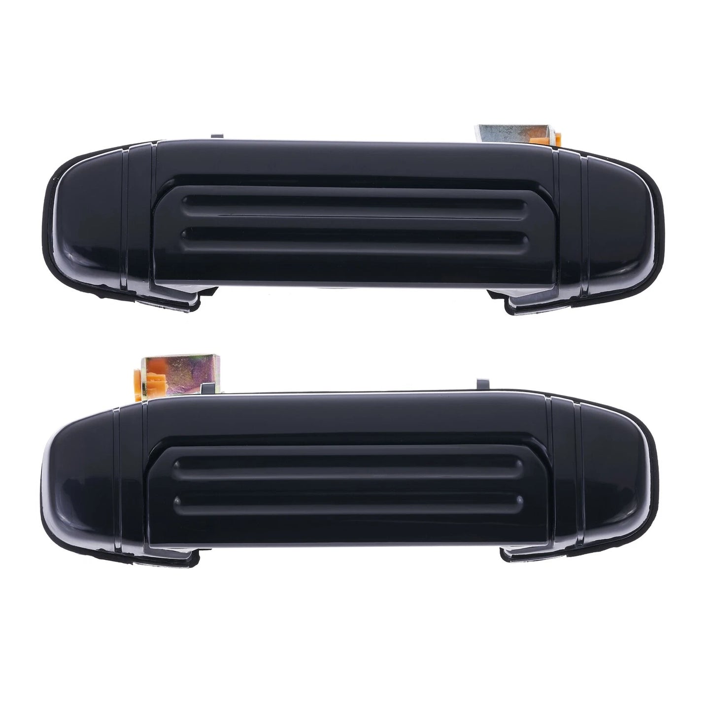 Set of 2 Outer Door Handles for Mitsubishi Pajero (1991–2000) Black