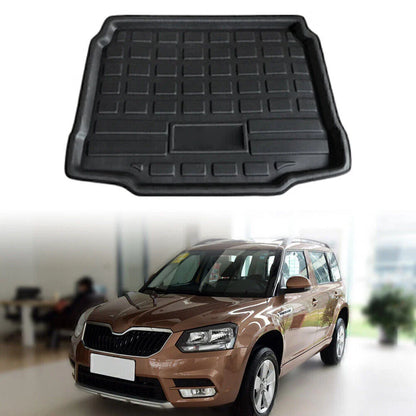 Rear Cargo Liner Boot Tray Mat for Skoda Yeti 2009-2017