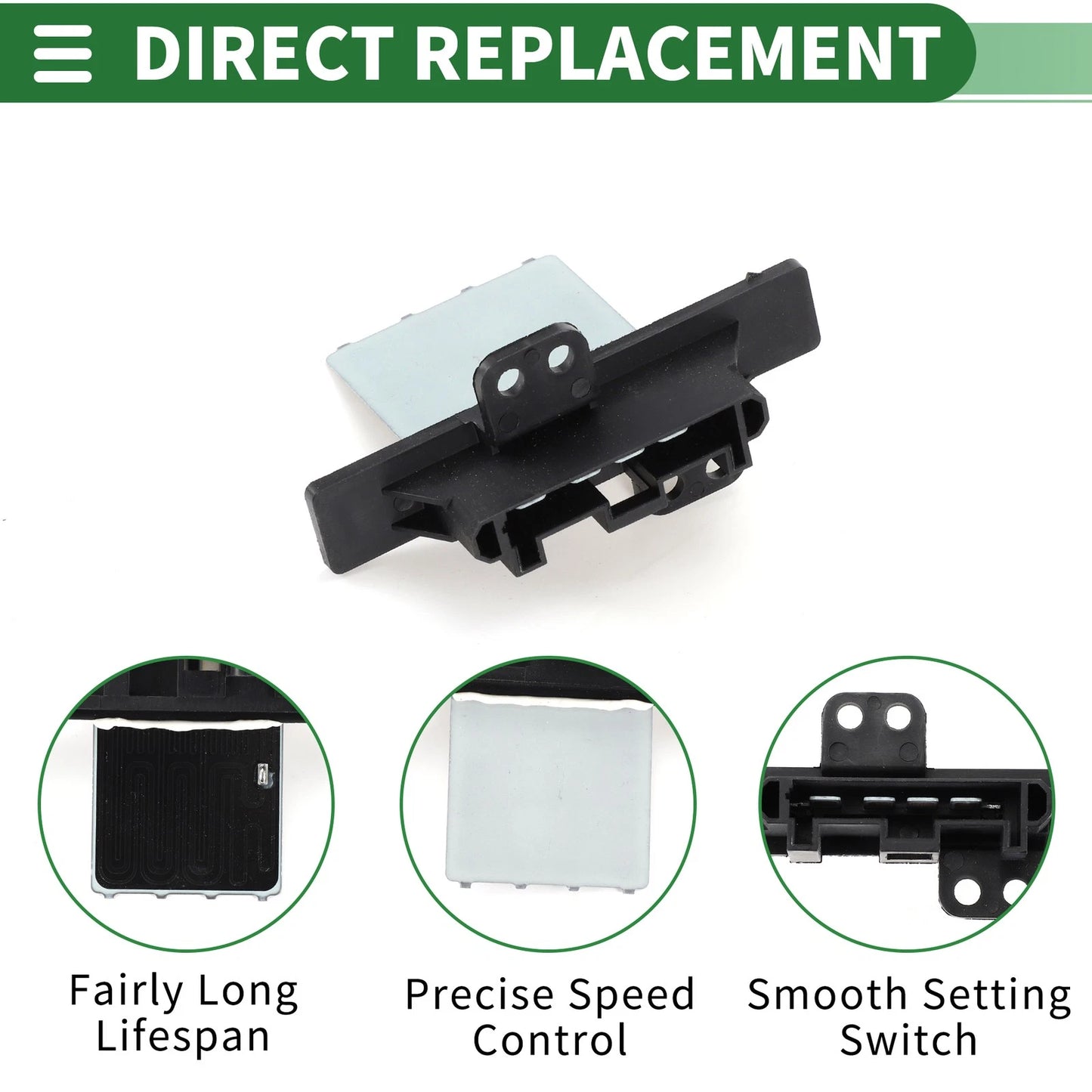 HVAC Blower Motor Resistor No. 271508B700 for Nissan 200SX, Frontier (1995–2004)
