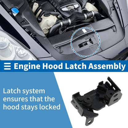Hood Latch Assembly for Mercedes-Benz C250 (2012–2015) No. 2048800260