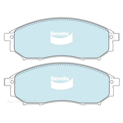 Front Disc Brake Pad Set for Nissan Navara D40 2.5/3.0/4.0 (2005-2015)