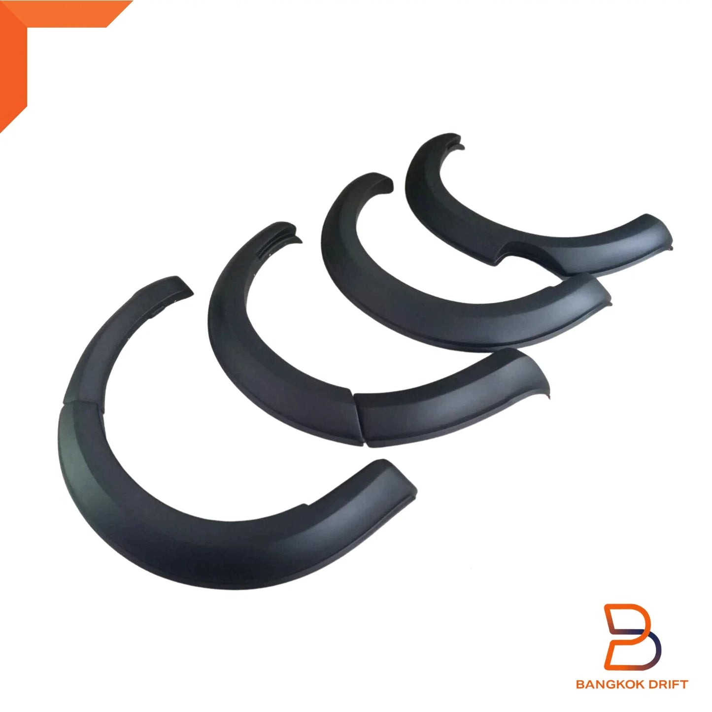 Matte Black Fender Flare Arch for Nissan NP300 Navara D23 Widebody (15-19)