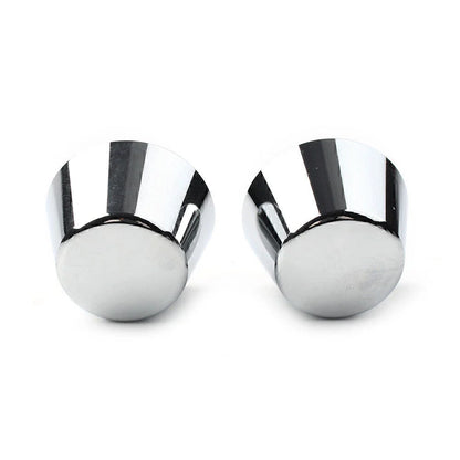 Chrome Front Axle Cap Nut Covers for Harley Sportster Dyna Road Glide