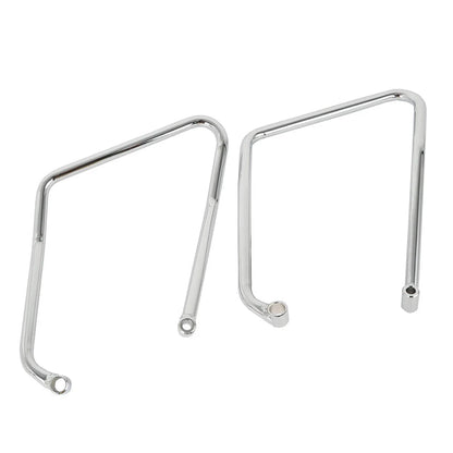 Chrome Saddlebag Support Brackets for Harley Sportster XL 883 1200 (2004-2016)
