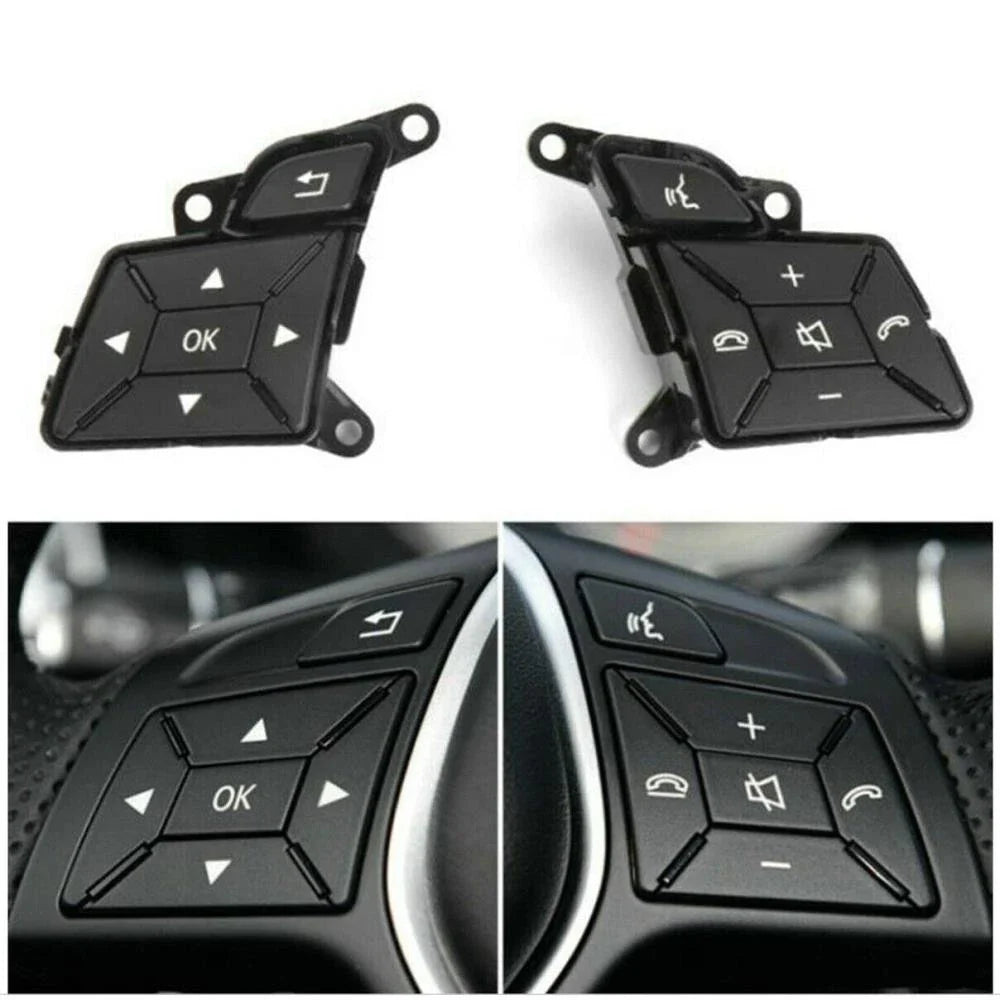 2 x Steering Control Button for Benz W204 X204 W212 (2007-2016)