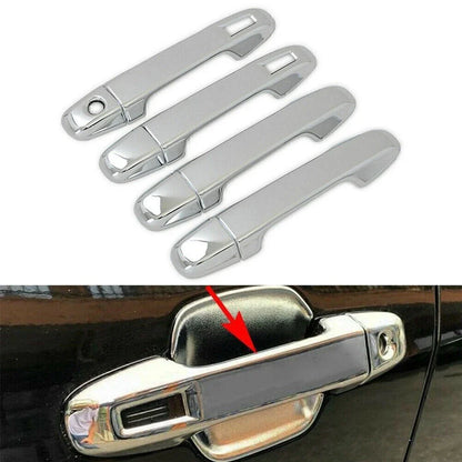 8 x Chrome Exterior Door Handle Cover Trim for Subaru Forester (2019-2022)