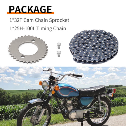 Cam Timing Chain Sprocket for Honda XR200 (1980–1984)