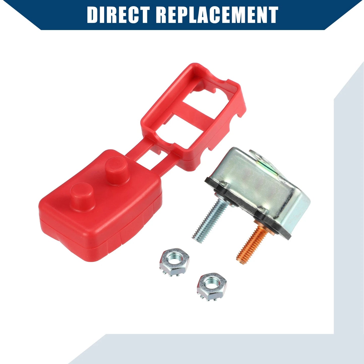 Set of 5 30A Stud Type Circuit Breakers for Car Truck Boat