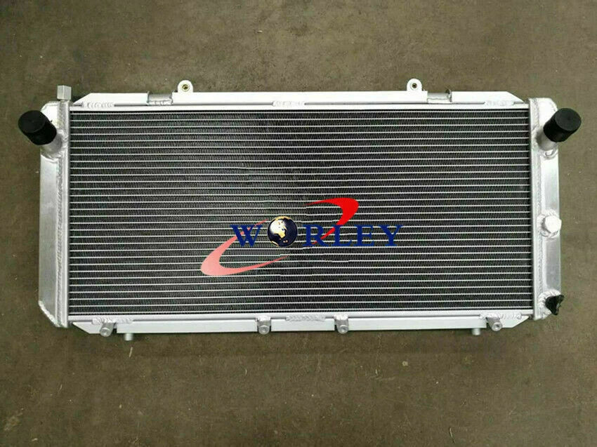 Row Aluminum Radiator + Fans for Toyota MR2 SW20 1990-1997