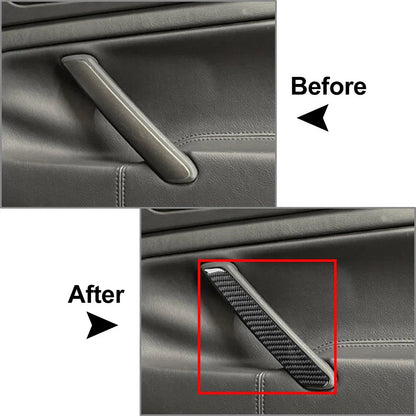 Black Front Rear Door Handle Cover Trim for Volkswagen Passat B5 (2001-2005)