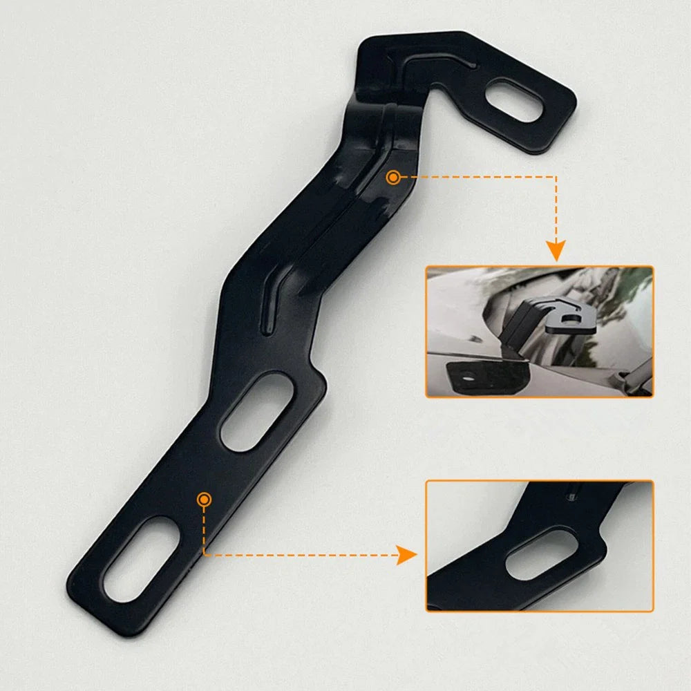 Engine Hood Hinge Ditch LED Light Mounting Bracket for Toyota Tacoma (2016-2021)