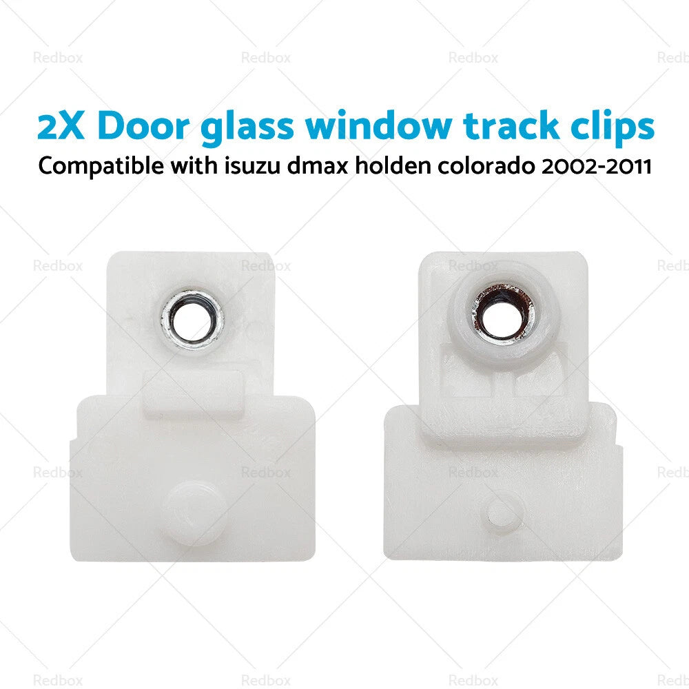 1 Pair Door Window Glass Track Clip for Isuzu D-Max, Colorado, Rodeo (02-19)