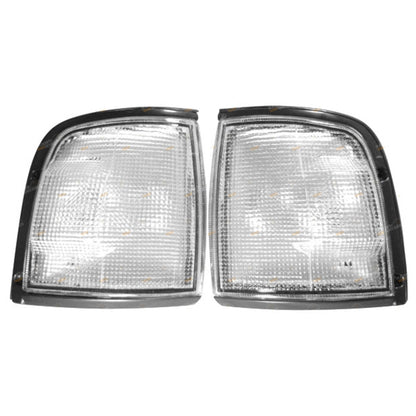 Clear Altezza Corner Lights Pair with Black Trim for Holden Rodeo TF (1991–1997)