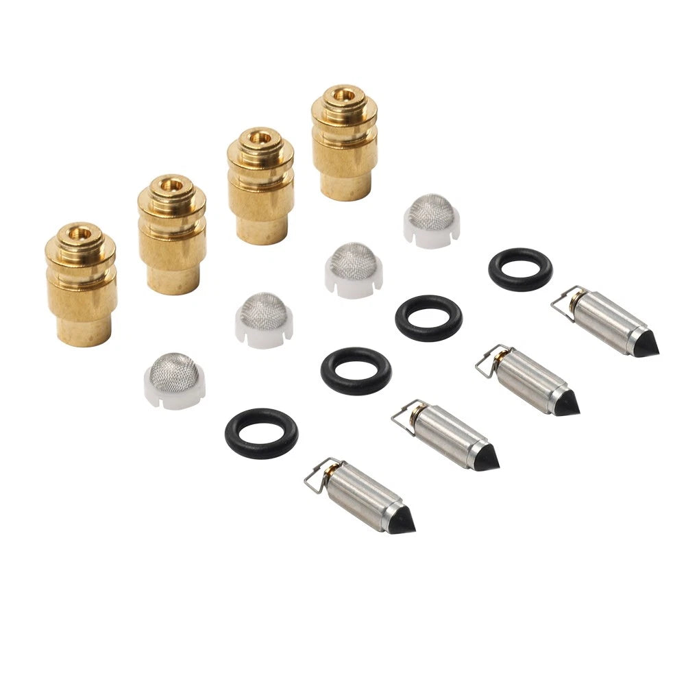 Set of 4 Carburetor Float Valve Needle Seats for Yamaha FZ700 FZX700 FZ750