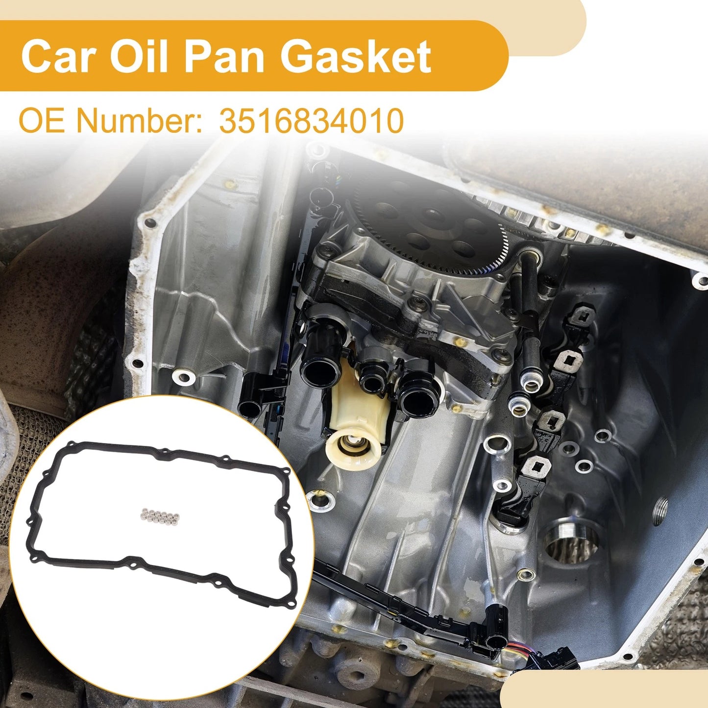 Transmission Filter Oil Pan Gasket for Toyota Land Cruiser (3516834010)