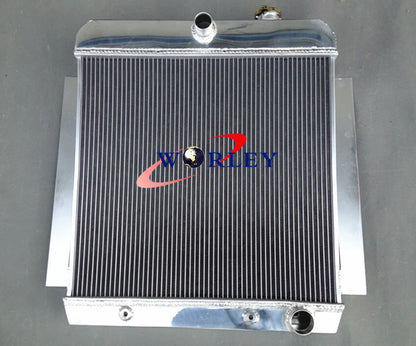 3-Row Aluminum Radiator for Chevy Pickup Truck V8 (1955–1959)