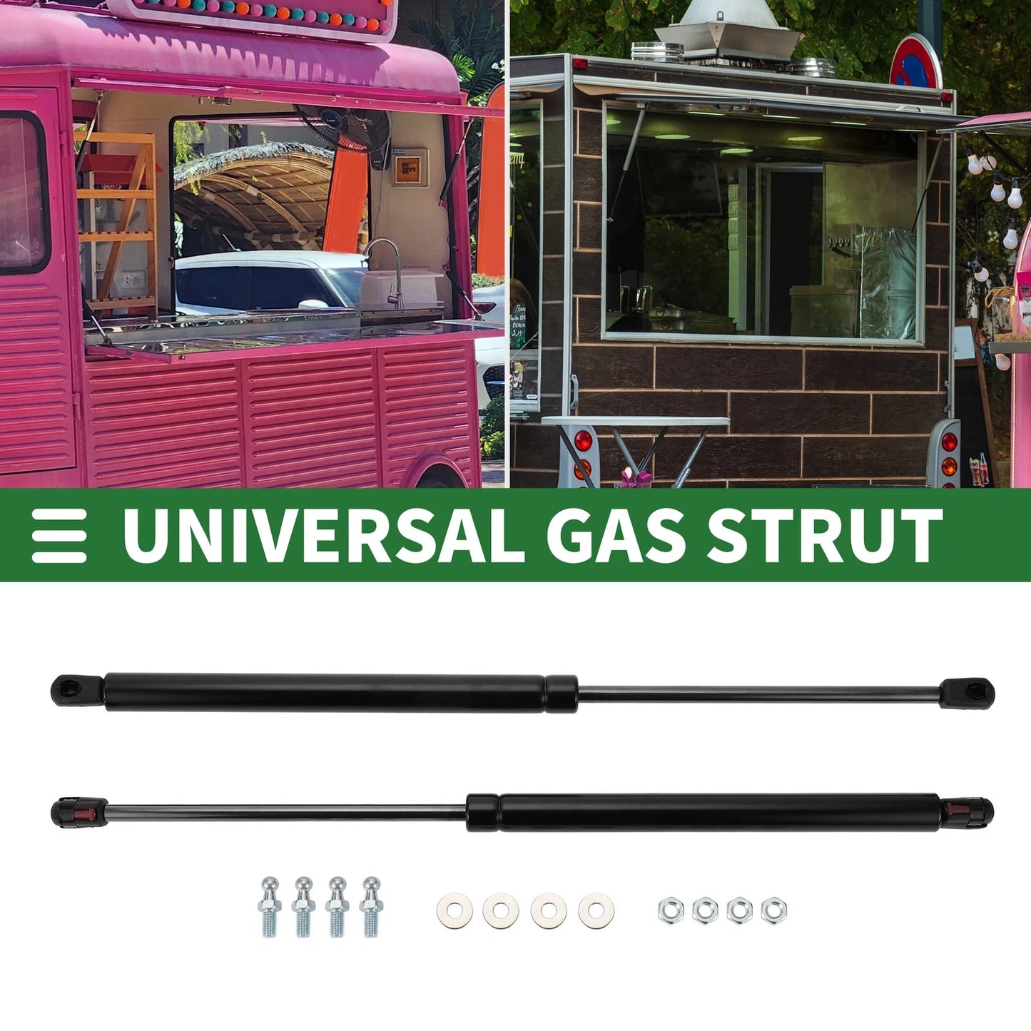 Set of 2 Gas Struts 120lb 20inch for Car Truck RV Boat