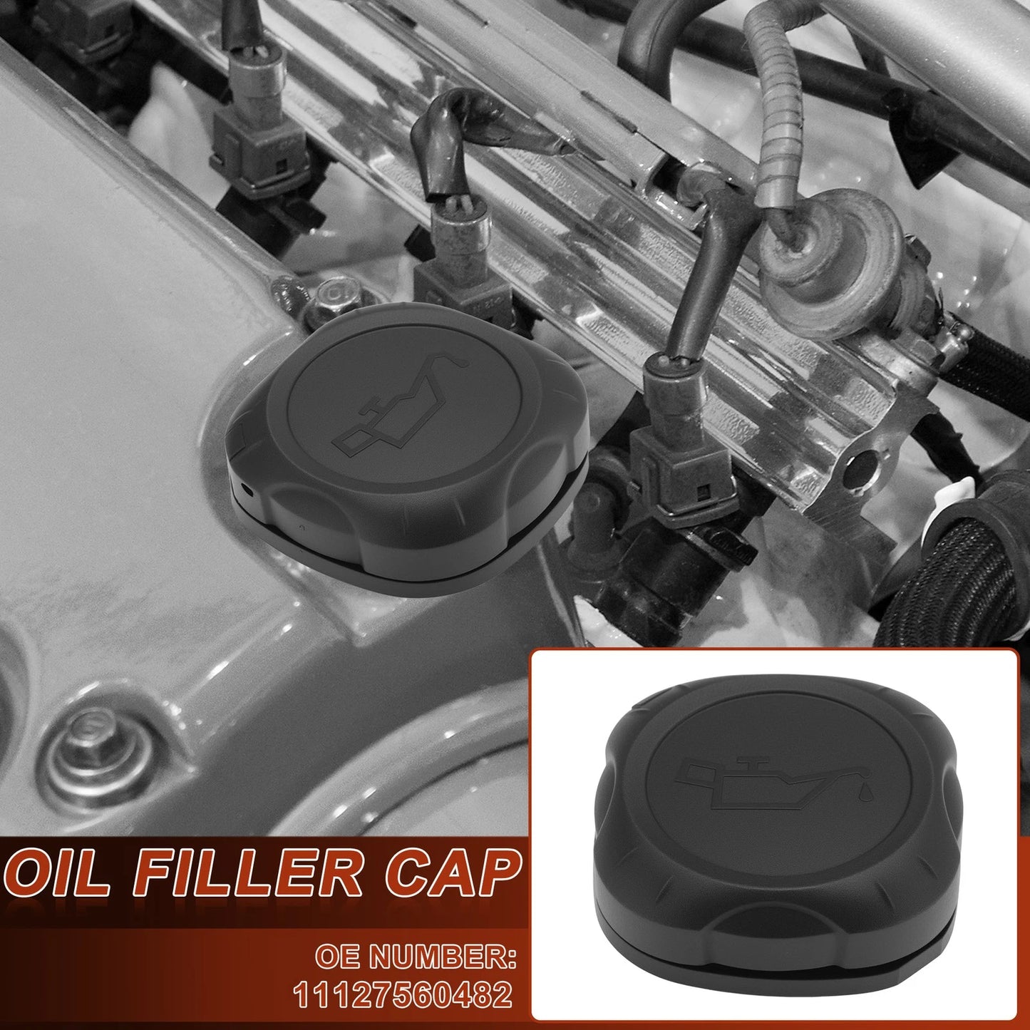 Oil Filler Cap for BMW 1 Series (E81) (2006–2011) 11127560482