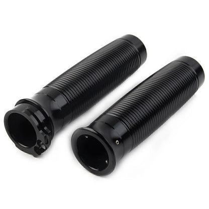 25mm Black Motorcycle Handlebar Hand Grips for Harley Bobber Chopper