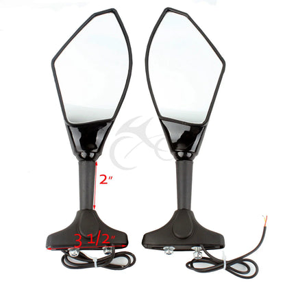 LED Turn Signal Rearview Mirrors for Honda CBR600F3 (95-98), CBR600F4i (01-07)