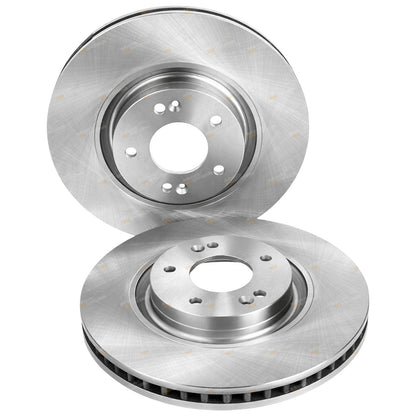 2x Front Disc Brake Rotors for Hyundai i40 (2011–2019)