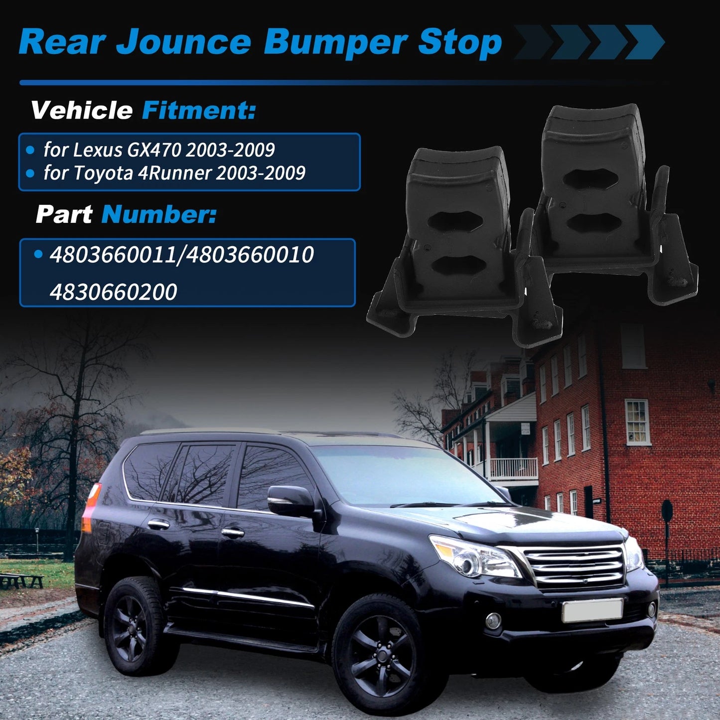 Suspension Bump Stop for Lexus GX470 (2003–2009) No. 4803660011/4803660010/4830660200