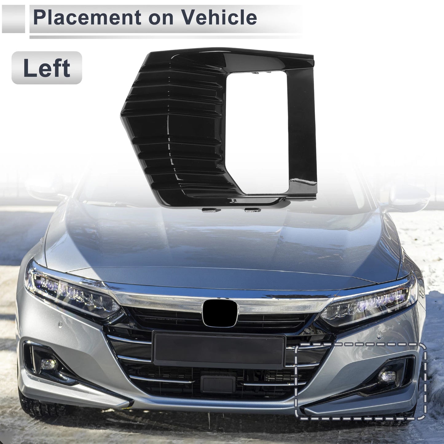 1 Pc Fog Light Grill for GMC Yukon (2021–2023) No. 84882375
