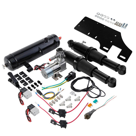 Front Air Ride Lowering Kit & Rear Suspension Tank for Road Glide (2014-2025)