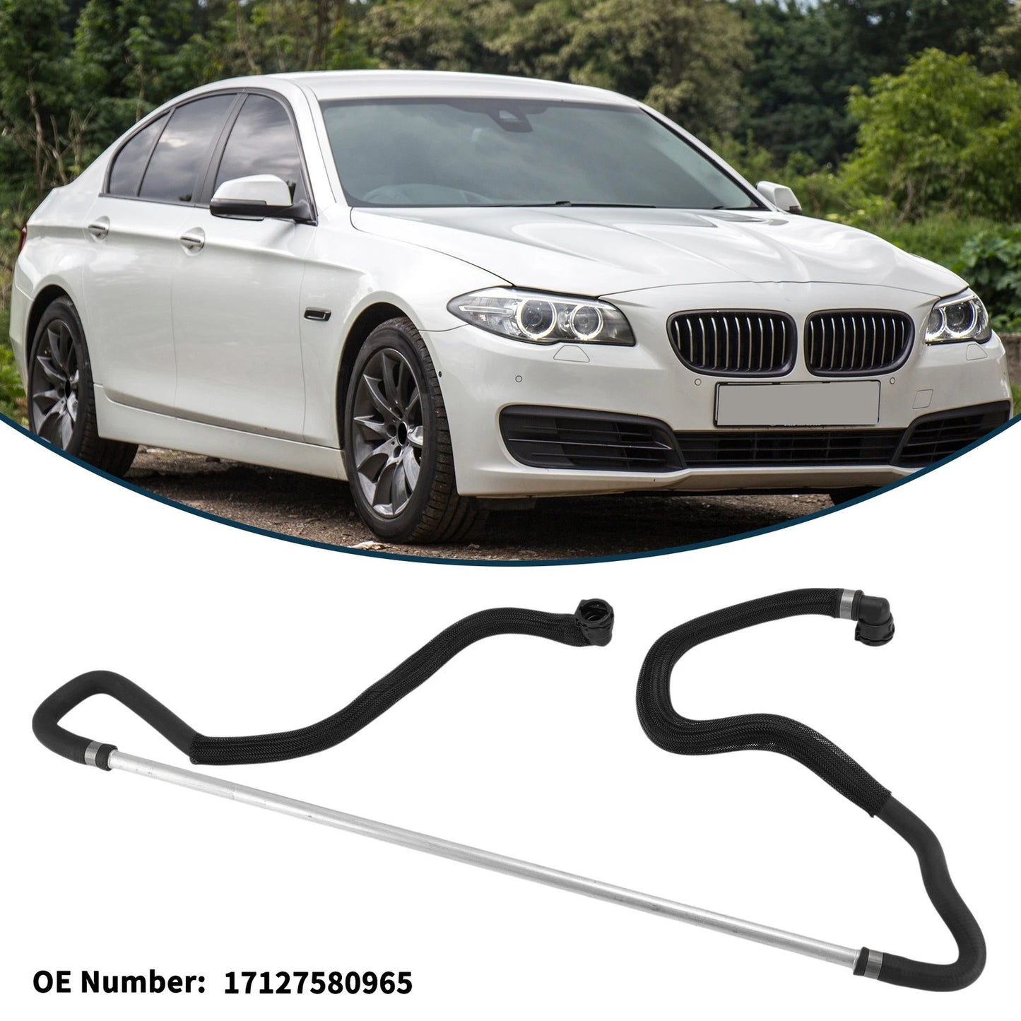 Radiator Hose No.17127580965 for BMW 535i (2010–2016) Cooling System Tube
