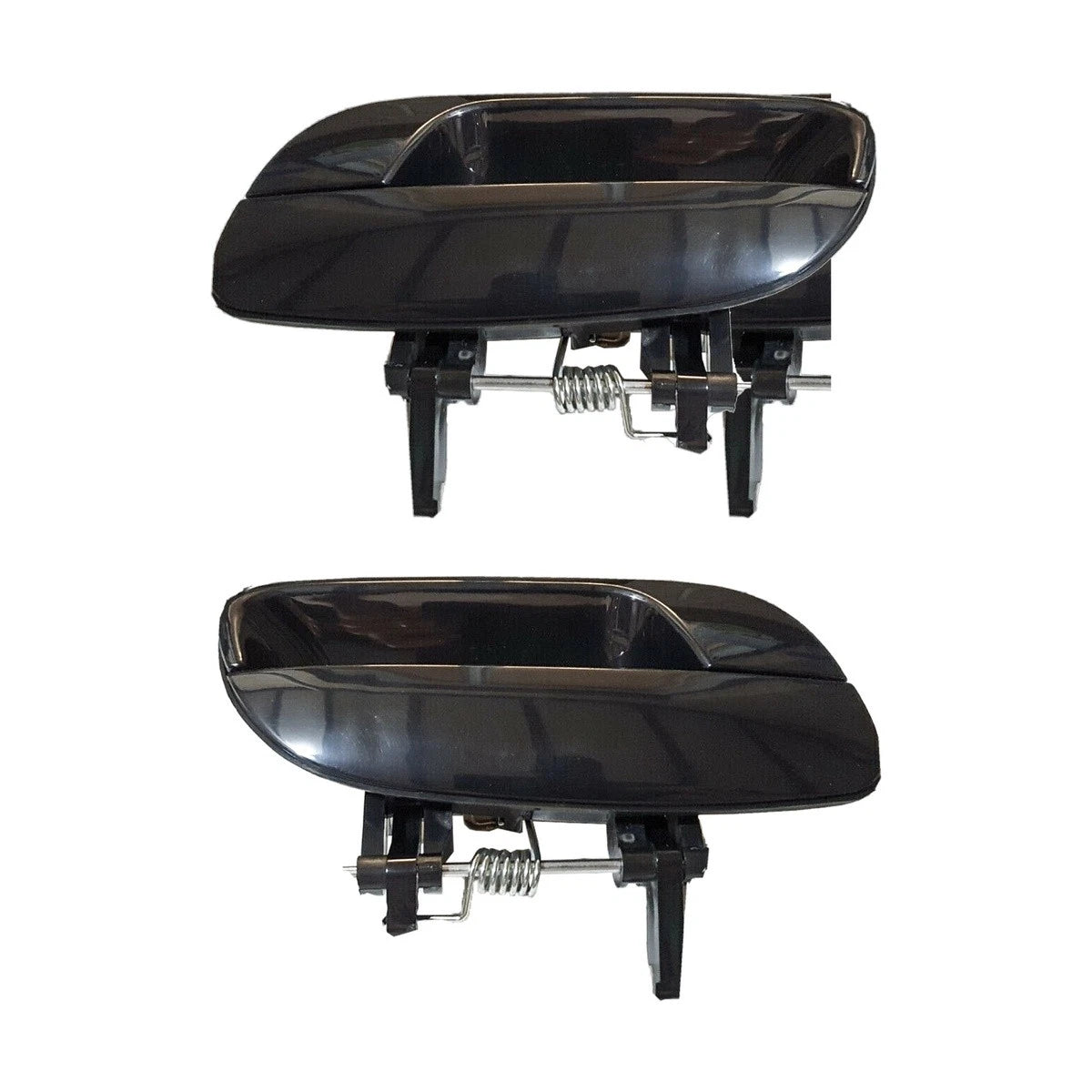 Set of 2 Outer Door Handles for Hyundai Elantra XD (2000–2006) Black