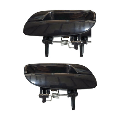 Set of 2 Outer Door Handles for Hyundai Elantra XD (2000–2006) Black