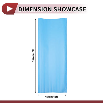 Matte Light Blue Vinyl Wrap Film 457x152cm for Universal Fit (Universal)