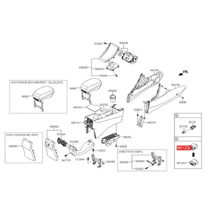Auxiliary USB iPod AUX Jack for Hyundai Elantra (2011–2016)