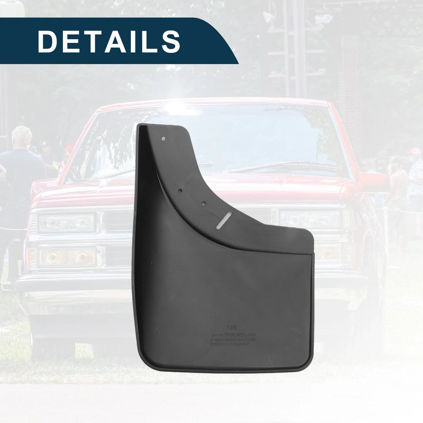 Mud Flap Splash Guard for Chevrolet GMC C1500 K1500 C2500 K2500 (1990-1999)