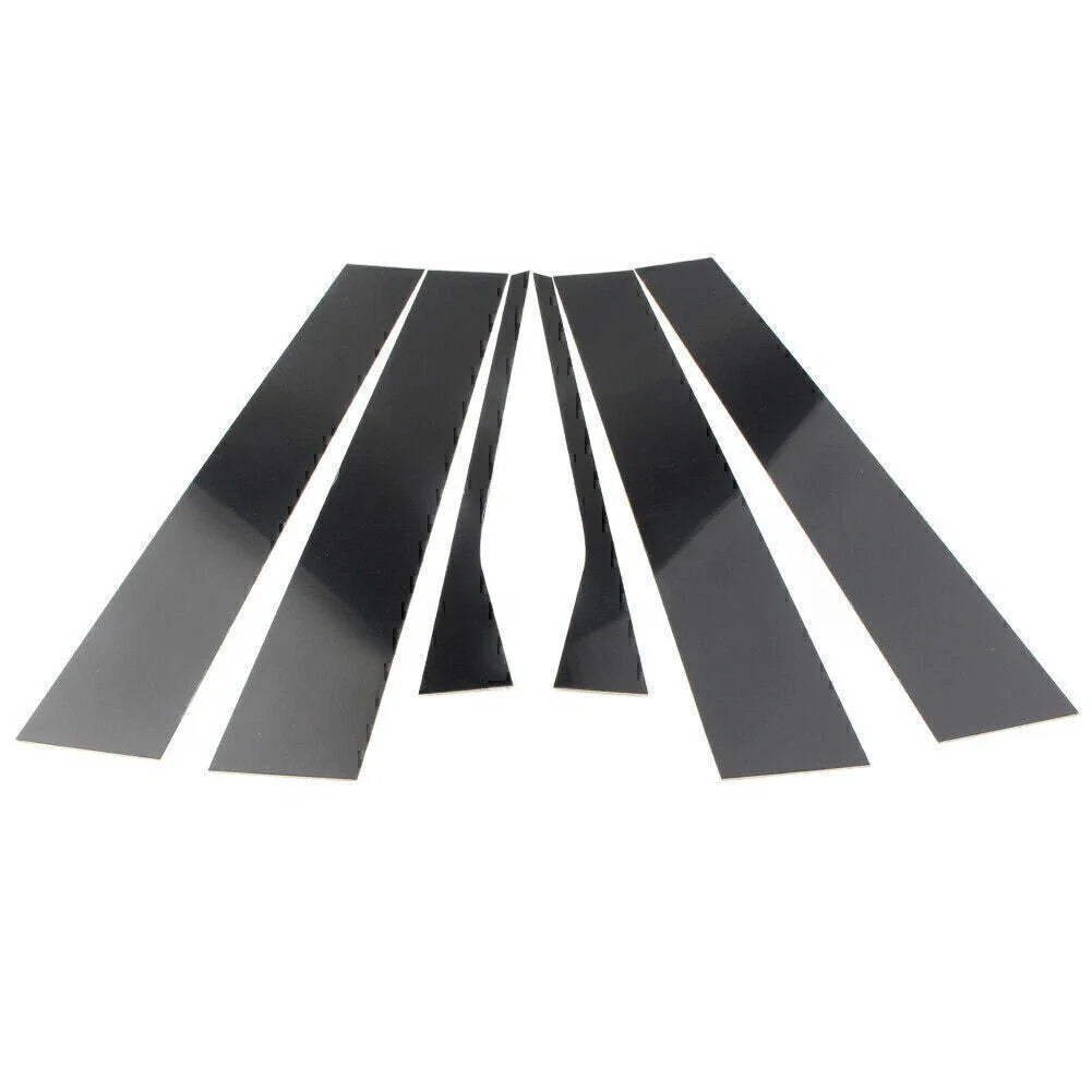 6 x Door Trim Covers for VW Jetta Sedan (2006-2010) Glossy Black