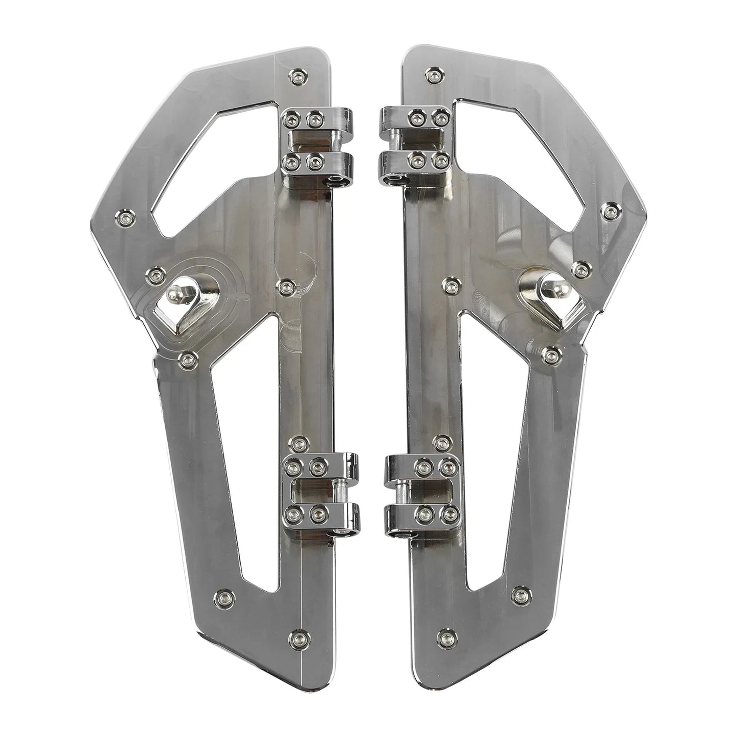 Chrome Driver Floorboards for Harley Street Glide (2014-2024)