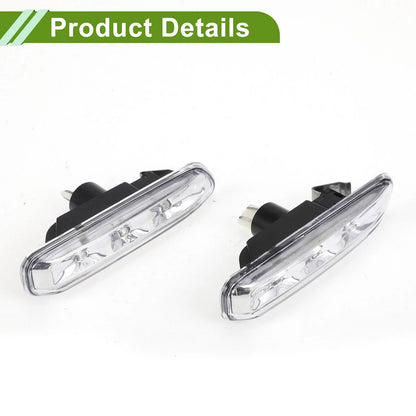 Left+Right Side Marker Light Covers for BMW (1999-2001)