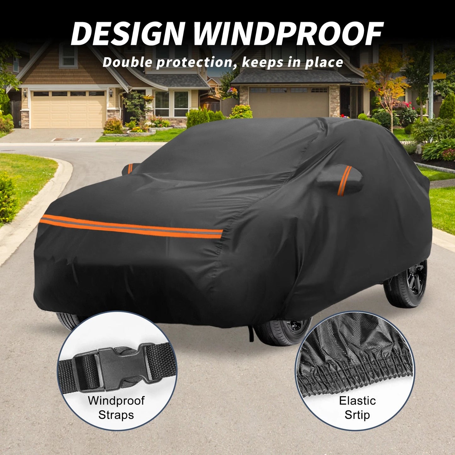 Waterproof Car Cover for Toyota Aygo (2005–2014) with Zipper