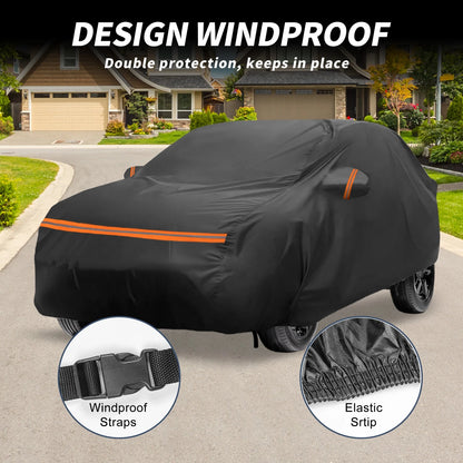Waterproof Car Cover for Toyota Aygo (2005–2014) with Zipper