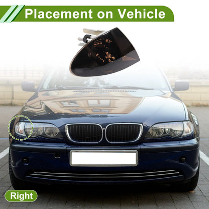 1Pc Right Corner Signal Light Cover for BMW 3 Series