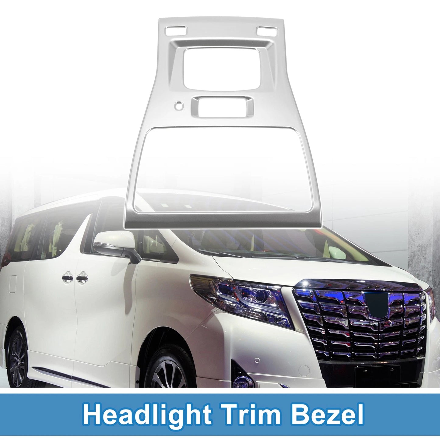 1 Pcs Headlight Trim Bezel for Toyota Alphard (2016–2020)
