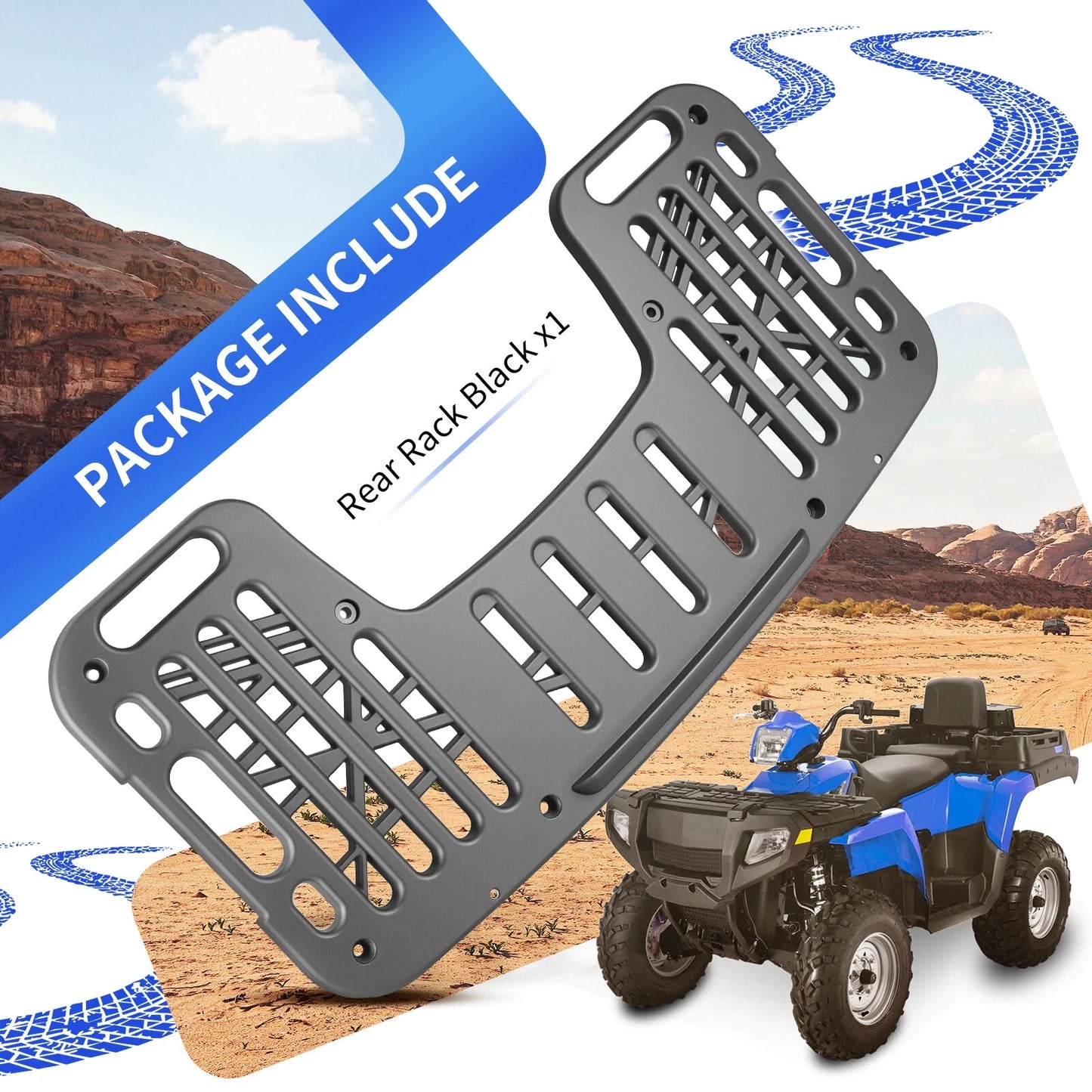 Rear Rack Assembly for Polaris Magnum 330 500 Sportsman 325 400 700(1998–2005)